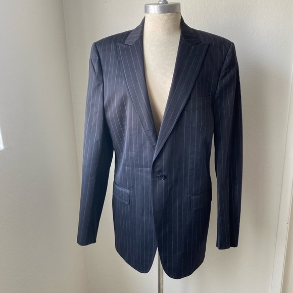 Dolce & Gabbana Mens Striped Blazer 52 - Picture 1 of 7